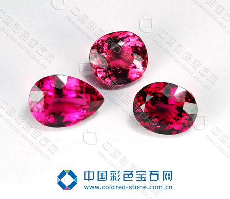 中国彩色宝石网,桃红碧玺,红碧玺,rubellite